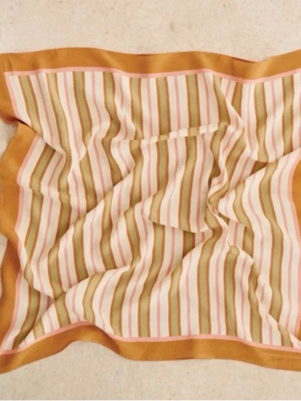 Sézane Rayures Multicolores Foulard